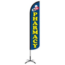 Pharmacy Wind-Free Feather Flag