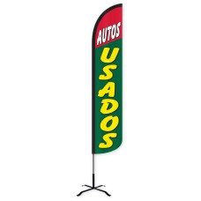 Autos Usados Wind-Free Feather Flag