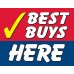 Best Buys Here Car Flag