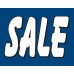 Sale (Blue & White) Car Flag