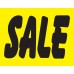 Sale (Yellow & Black) Car Flag