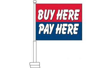 Buy Here Pay Here Car Flag