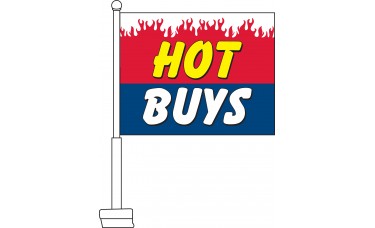 Hot Buys Car Flag