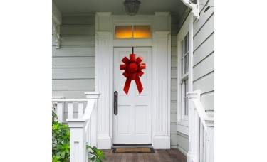 Big 22" Front Door Bow For House - Red