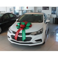 30 Inch "Happy Holidays" Car Bows