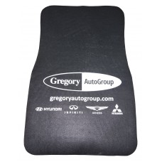 Custom Printed Felt Carpet Car Mats (2-Piece Set)
