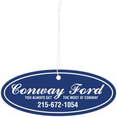 Custom Printed Full Color Air Fresheners - Ford Oval