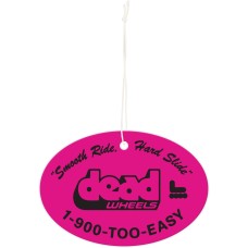 Custom Printed Full Color Air Fresheners - Oval