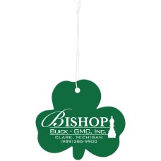 Custom Printed Full Color Air Fresheners - Shamrock