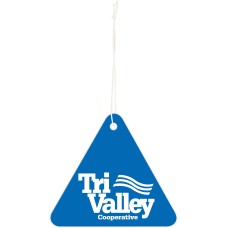 Custom Printed Full Color Air Fresheners - Triangle