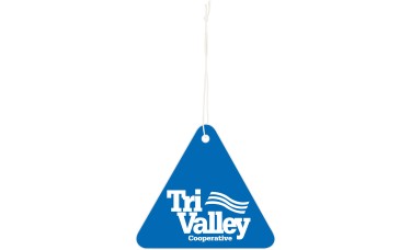 Custom Printed Full Color Air Fresheners - Triangle