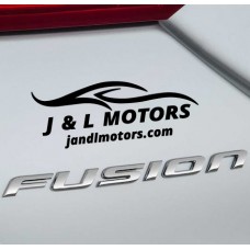 Custom Pre-Spaced "Die-Cut" Vinyl Car Dealer Decals - 3 Mil. Thickness