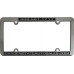 Custom Molded Metallized-Faced Chrome Plastic Car Dealer License Plate Frames