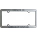 Custom Molded Metallized-Faced Chrome Plastic Car Dealer License Plate Frames