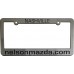 Custom Molded Metallized-Faced Chrome Plastic Car Dealer License Plate Frames