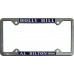 Custom Molded Metallized-Faced Chrome Plastic Car Dealer License Plate Frames