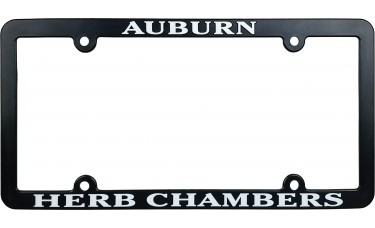 Custom Molded Plastic Car Dealer License Plate Frames