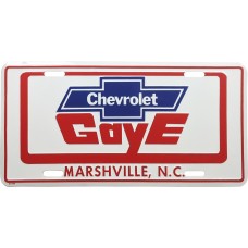 Custom Printed Raised Two Color Car Dealer Aluminum License Plates