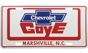 Custom Printed Raised Two Color Car Dealer Aluminum License Plates Custom Printed Raised Two Color Car Dealer Aluminum License Plates