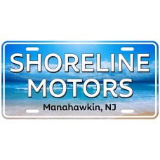 Custom Printed Raised Full Color Car Dealer Aluminum License Plates