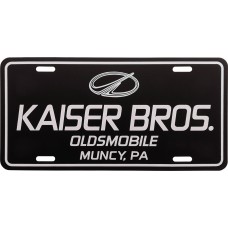 Custom Printed Flat One Color Car Dealer Aluminum License Plates