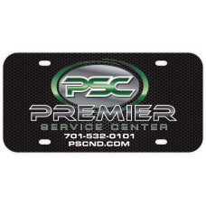 Custom Printed Full Color Digital Polyethylene Car Dealer License Plates (.035 Poly)