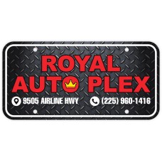 Custom Printed Full Color Digital Polyethylene Car Dealer License Plates (.020 Poly)