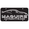 Screen Printed Polyethylene License Plates