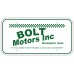 Custom Screen Printed Polyethylene Car Dealer License Plates (.023 Poly)