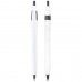 Custom Printed Sidekick Retractable Ballpoint Pens - White/Black