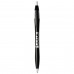 Custom Printed Sidekick Retractable Ballpoint Pens - Black/White