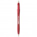 Custom Printed Sidekick Retractable Ballpoint Pens - Red/White