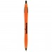 Custom Printed Sidekick Retractable Ballpoint Pens - Orange/Black