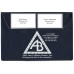 Deluxe Vinyl Document Folders - Navy Blue