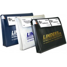 Custom Printed Vinyl Car Dealer Glove Box Document Folders - 9-3/4" (W) x 7-3/4" (H) - 2 Pockets on the Flap with Wide Expandable Gusset