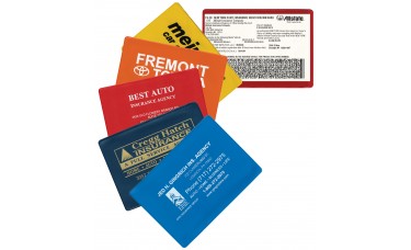 Custom Printed Insurance Card Holders - 5-3/4"(W) x 4-1/16"(H) - Opens on Short Side