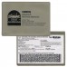 Deluxe Vinyl Insurance Card Holders - Gray