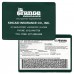 Deluxe Vinyl Insurance Card Holders - Green