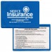 Deluxe Vinyl Insurance Card Holders - Medium Blue