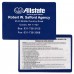 Deluxe Vinyl Insurance Card Holders - Royal Blue