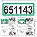 "Color Top" Consecu-Tags Key Tags - Green