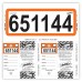 "Color Top" Consecu-Tags Key Tags - Orange