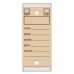 Versa-Tags Self Protecting Key Tags - Tan (Folded)