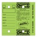 Versa-Tags Self Protecting Key Tags - Lime Green