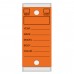 Versa-Tags Self Protecting Key Tags - Orange (Folded)