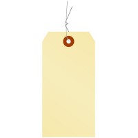 Manila Tags with Inserted Wire (Box of 1000)