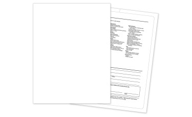 Outdoor Application Buyers Guide Window Labels - Blank