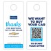 Custom Full Color Mirror Hang Tags - 3-1/2" x 8-1/2"