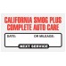 Custom Write-On Oil Change Stickers - Light Adhesive (Individually Cut Labels)