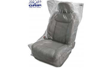 .7 Mil Thick Slip-N-Grip® Premium Plastic Disposable Seat Covers (Box or Roll of 250)